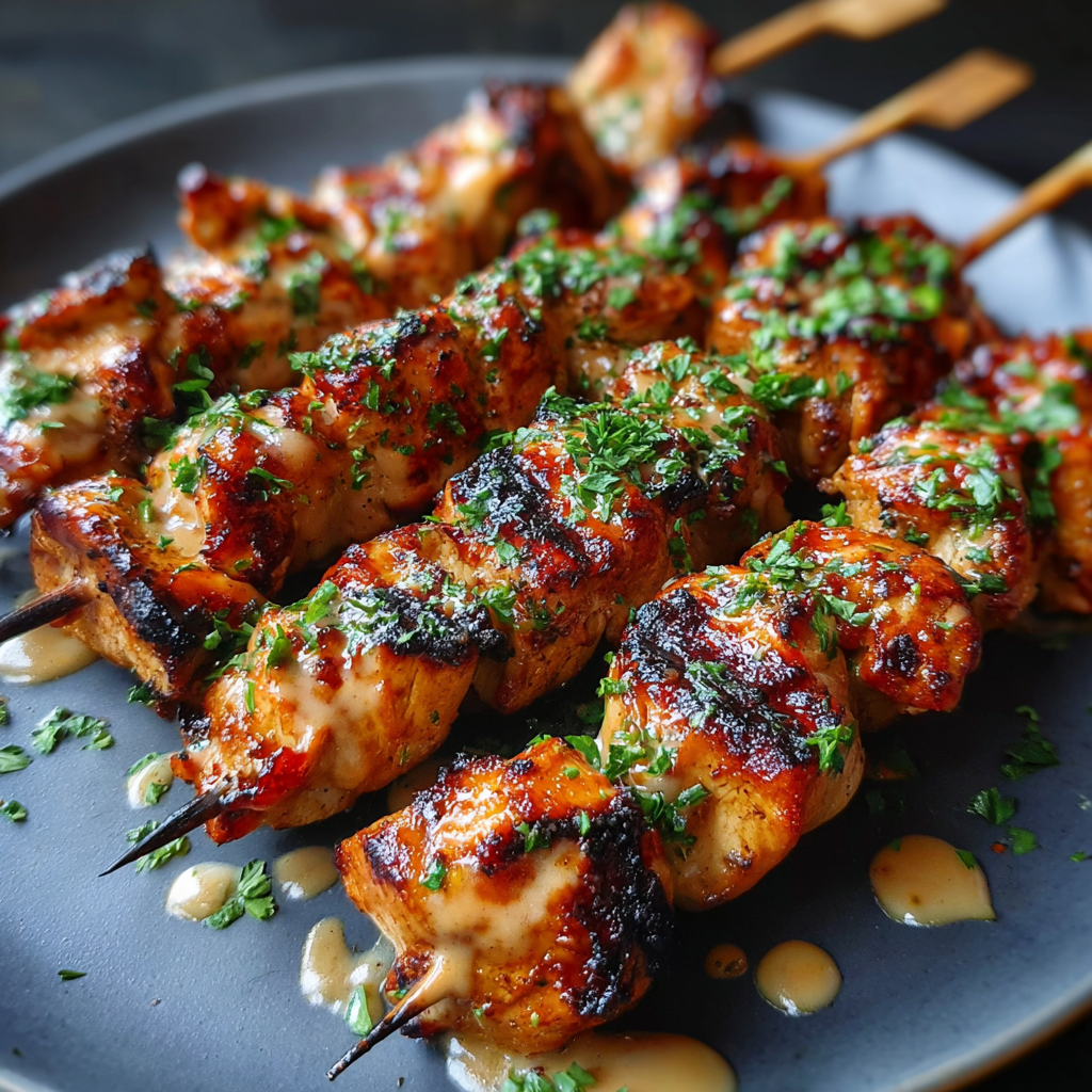 Spicy & Creamy Bang Bang Chicken Skewers: The “Maillard-Glaze” Fusion