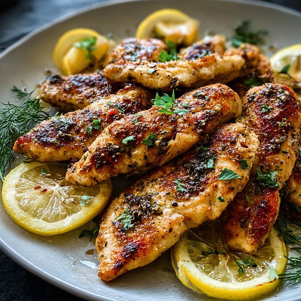 Crispy Greek-Style Chicken Tenders: The “Double-Dredge” Mediterranean Crunch