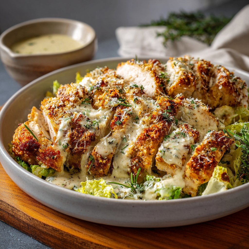 Ultimate Baked Caesar Chicken: The “Proteolytic-Crust” Masterpiece