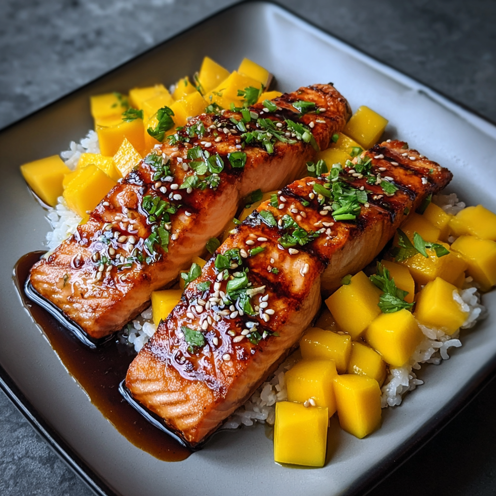 Tropical Mango Teriyaki Salmon: The “Fructose-Glaze” Technique