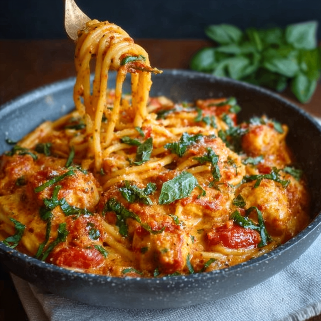 Creamy Tomato Garlic Pasta: The “Triple Garlic” Emulsion