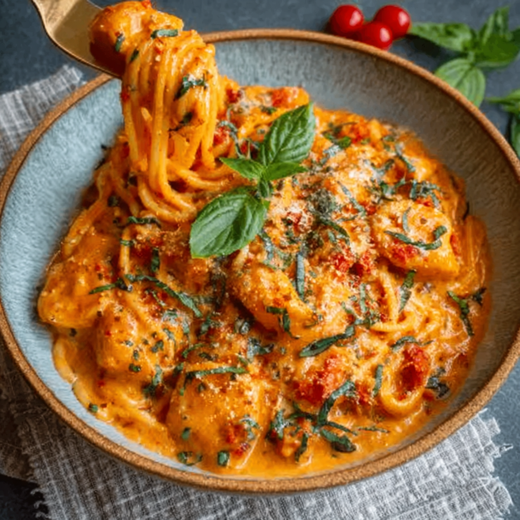 Creamy Tomato Garlic Pasta: The “Pink Sauce” Emulsion