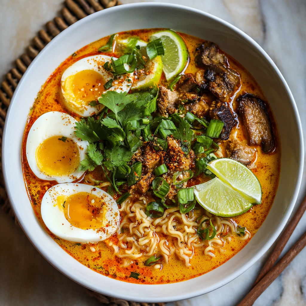 Thai Coconut Curry Ramen 🍜🥥🌶️