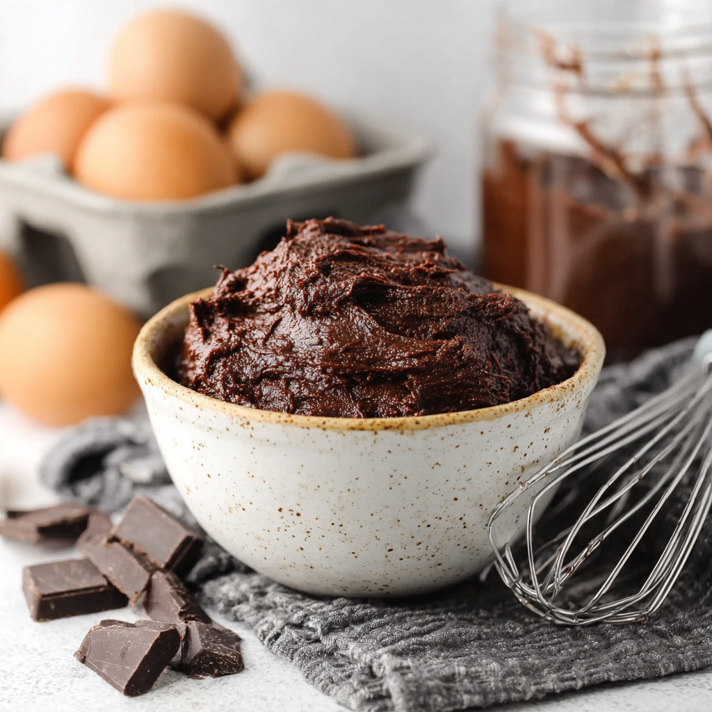 Edible Brownie Batter (Safe, Fudgy & Ready in 5 Minutes!)