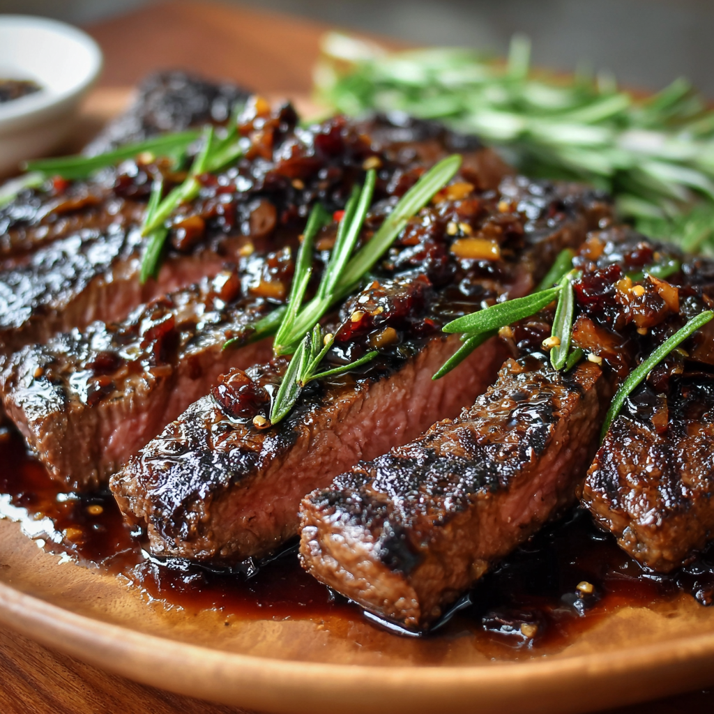 Sweet Balsamic Marinated Steak