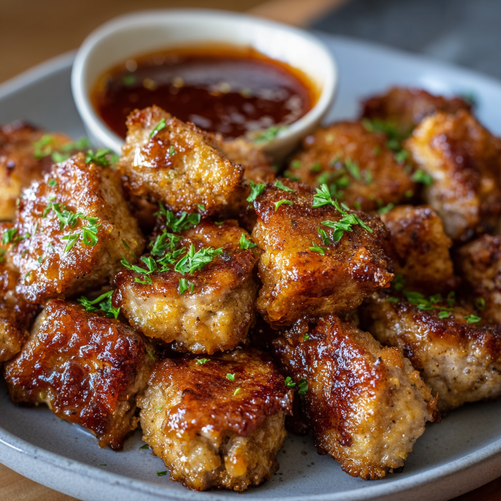 Air Fryer Pork Chop Bites 🐖🔥