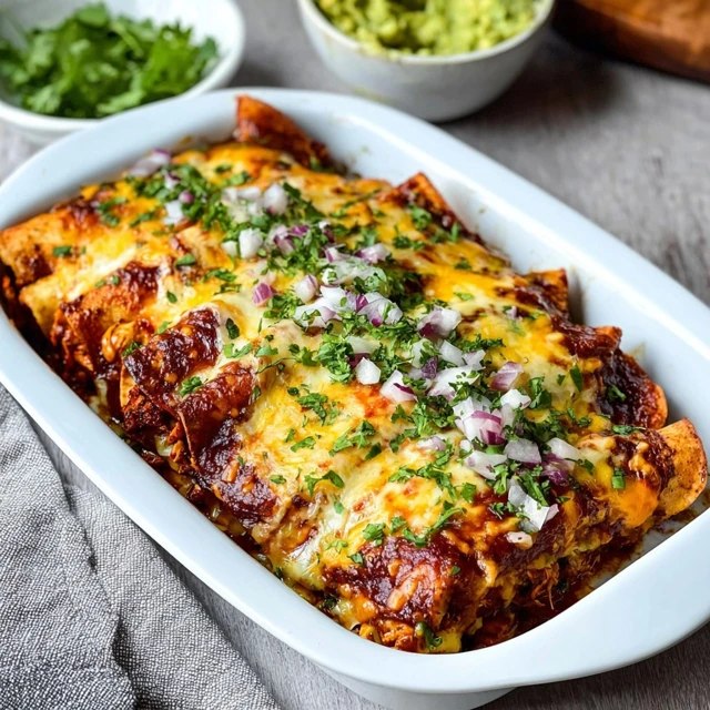 Cheese Enchiladas With Salsa (Tex-Mex Classic, Red Enchilada Sauce & Three Cheeses, Ready in 40 Minutes)