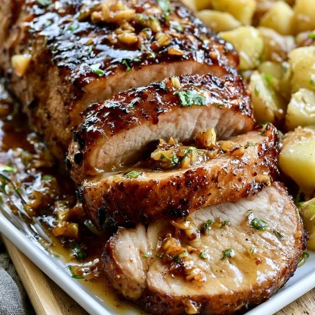 Honey Garlic Pork Tenderloin (Juicy Seared & Roasted Pork in Sticky Glaze, Ready in 40 Minutes)